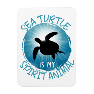 Meeresschildkröte ist mein Geist Magnet