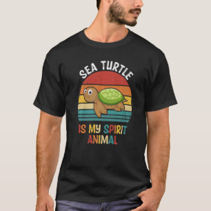 Meeresschildkröte ist mein Geist Tierschildkröte T-Shirt