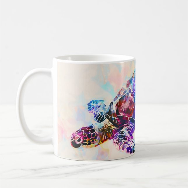 Meeresschildkröte Kaffeetasse (Links)