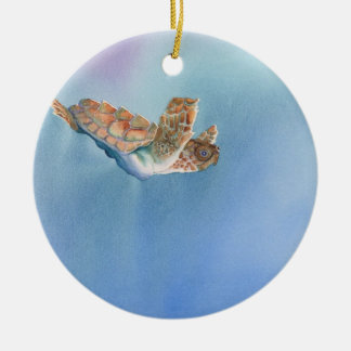 Meeresschildkröte Keramikornament