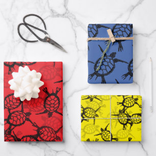 Meeresschildkröte Kinder Geschenkpapier Set