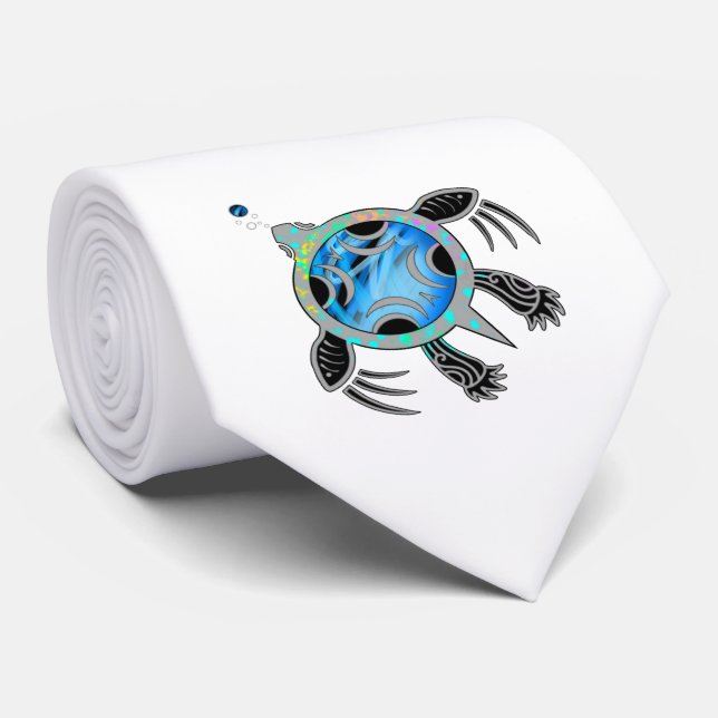 Meeresschildkröte Krawatte (Gerollt)