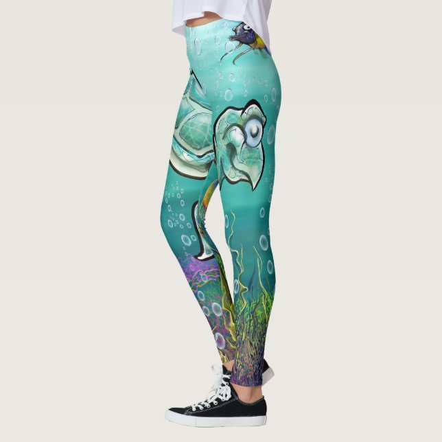 Meeresschildkröte Leggings (Links)