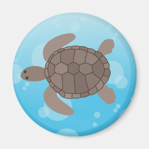 Meeresschildkröte Magnet