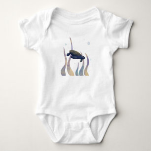 Meeresschildkröte mit Algen Baby Strampler