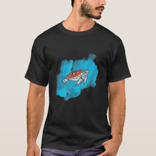 Meeresschildkröte mit Meerwasser für Tropen T-Shirt