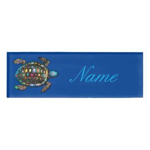 Meeresschildkröte Namenschild