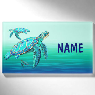 Meeresschildkröte Namenschild