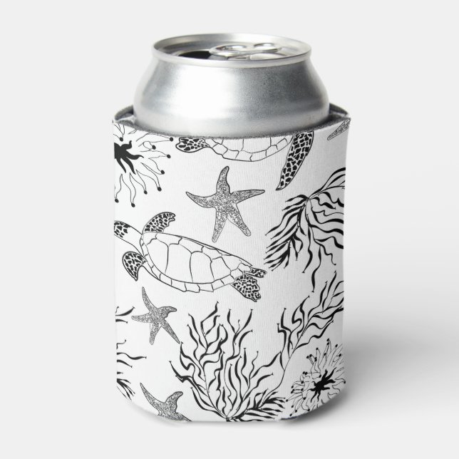 Meeresschildkröte ohne Meerwasser verlasse Pflanze Dosenkühler (Kanne Vorderseite)