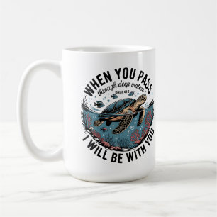 Meeresschildkröte Ozean Christlich Kaffeetasse