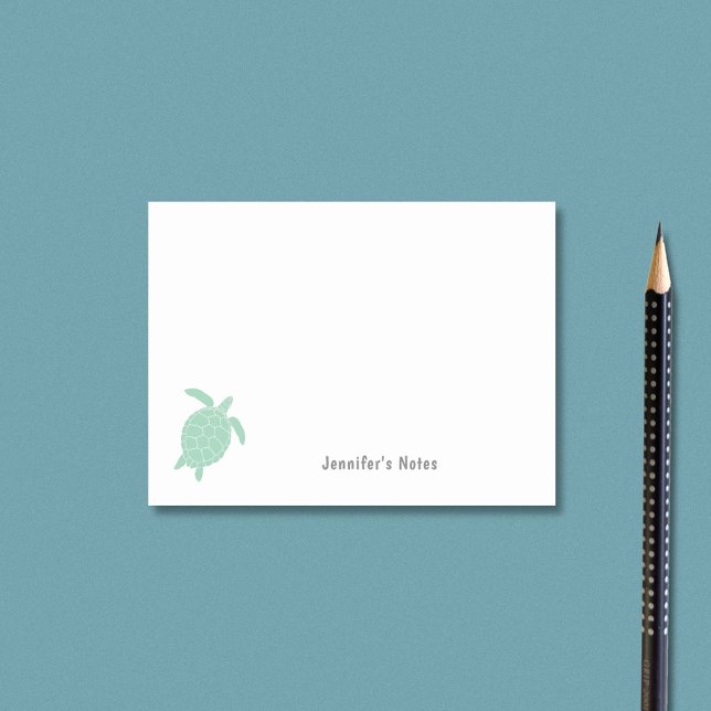 Meeresschildkröte Post-it Klebezettel (Sea Turtle Post-it Notes)