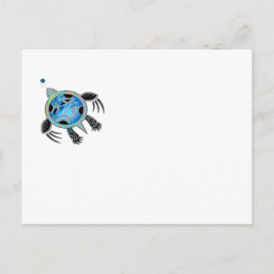 Meeresschildkröte Postkarte