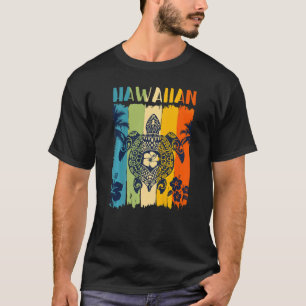 Meeresschildkröte Retro Hawaii Hawaiian passende F T-Shirt