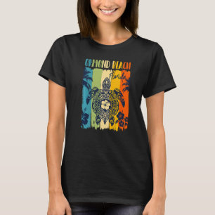 Meeresschildkröte Retro Ormond Beach Florida Famil T-Shirt