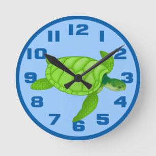 Meeresschildkröte Runde Wanduhr