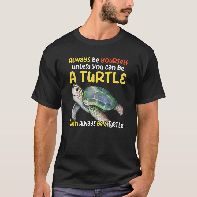 Meeresschildkröte (Schildkröte) T-Shirt (Vorderseite)