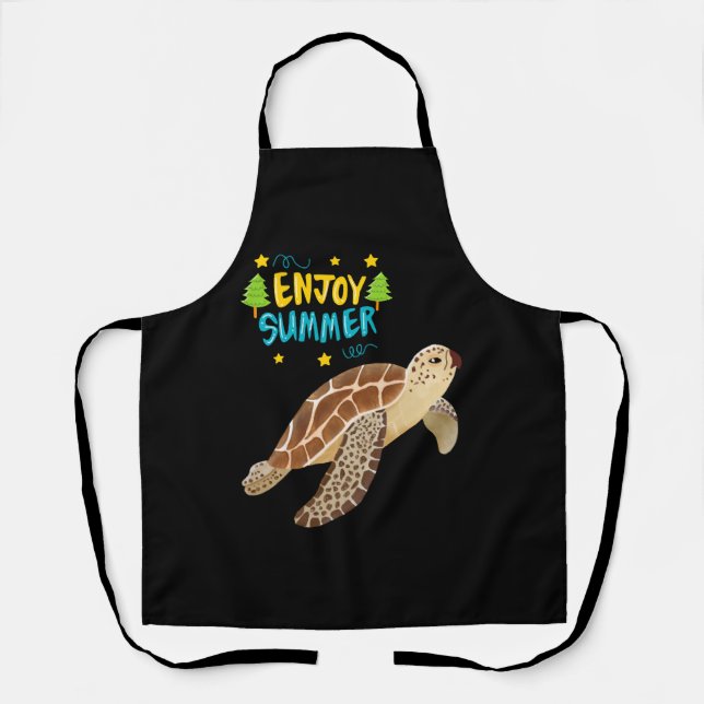 Meeresschildkröte Schürze (Vorderseite)