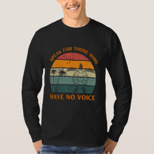 Meeresschildkröte sprechen für diejenigen, die kei T-Shirt