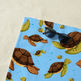 Meeresschildkröte Strandtuch