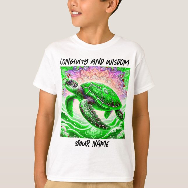 Meeresschildkröte-T - Shirt (Vorderseite)