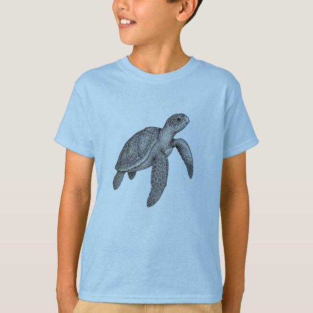 Meeresschildkröte  T-Shirt (Vorderseite)
