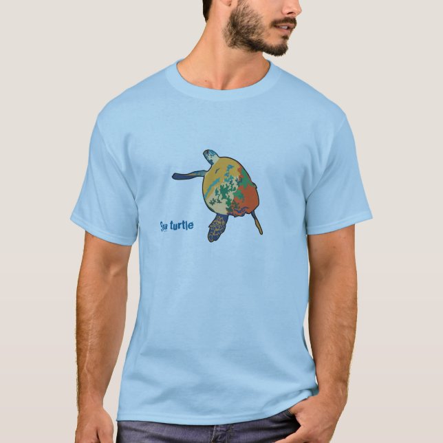 Meeresschildkröte T-Shirt (Vorderseite)