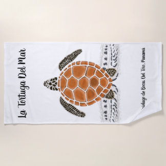 Meeresschildkröte-Tuch-La Tortuga Del Mar Strandtuch