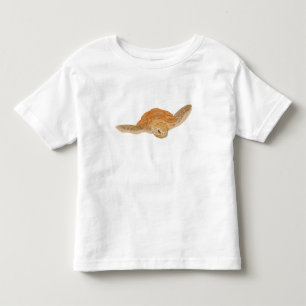 Meeresschildkröte unter Wasser - transparent. Kleinkind T-shirt