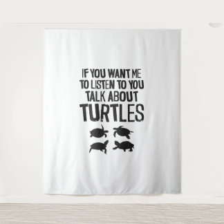 Meeresschildkröte, wenn Sie mich Gewollt haben Wandteppich