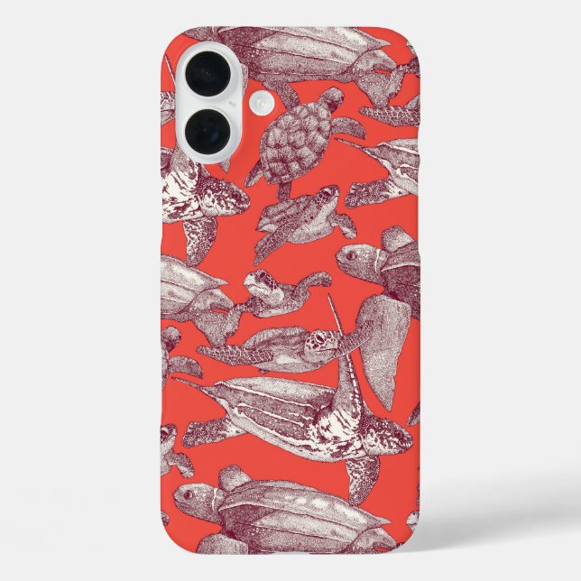 Meeresschildkröten Case-Mate iPhone Hülle (Rückseite)