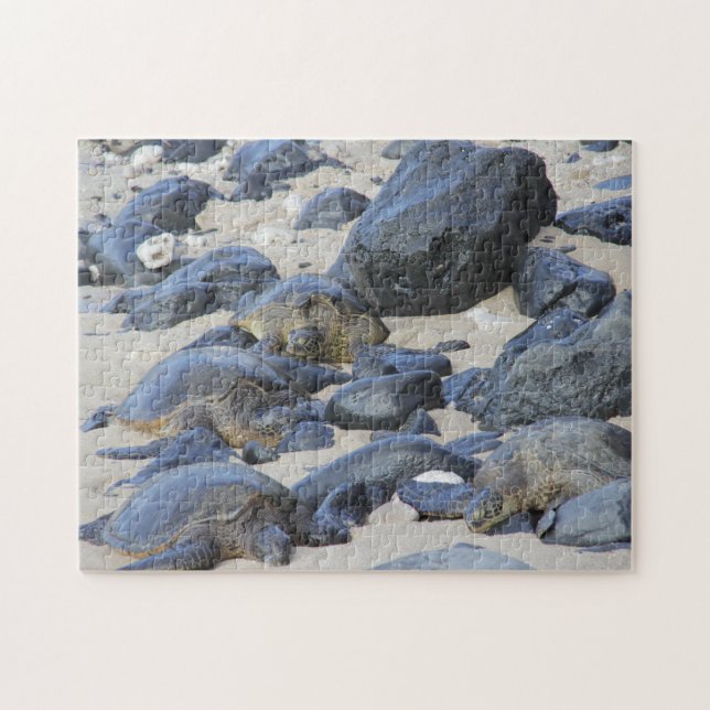 Meeresschildkröten in Maui Puzzle (Horizontal)