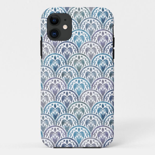 Meeresschildkröten-Kamm-Muster Case-Mate iPhone Hülle (Rückseite)