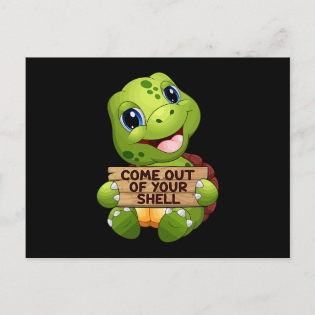 Meeresschildkröten Meereswelt Schildkröten Meerest Postkarte (Vorderseite)