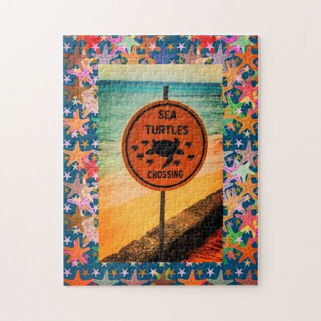 Meeresschildkröten Puzzle (Vertikal)