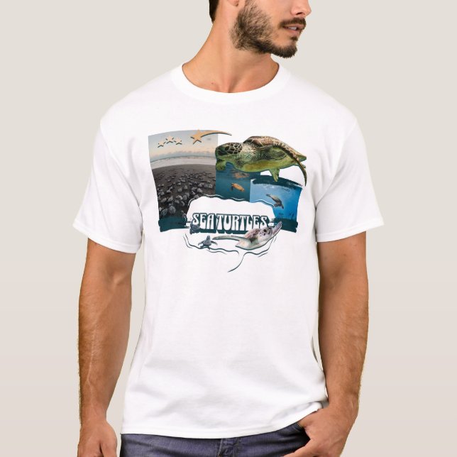 Meeresschildkröten T-Shirt (Vorderseite)