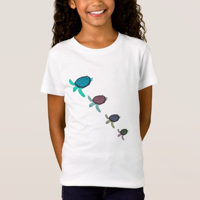 Meeresschildkröten T-Shirt (Vorderseite)