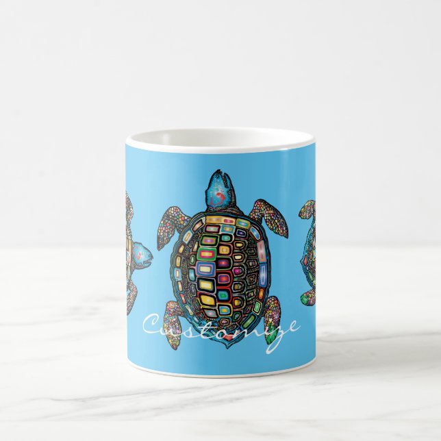 Meeresschildkröten Thunder_Cove Kaffeetasse (Mittel)