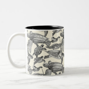 Meeresschildkröten Zweifarbige Tasse