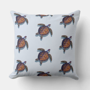 Meeresschildkrötenkrötenkissen reversibel kissen