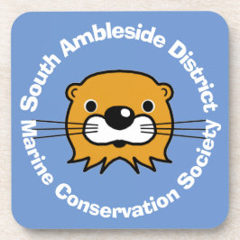 Meeresschutz mit einem anderen Kopf. Getränkeuntersetzer