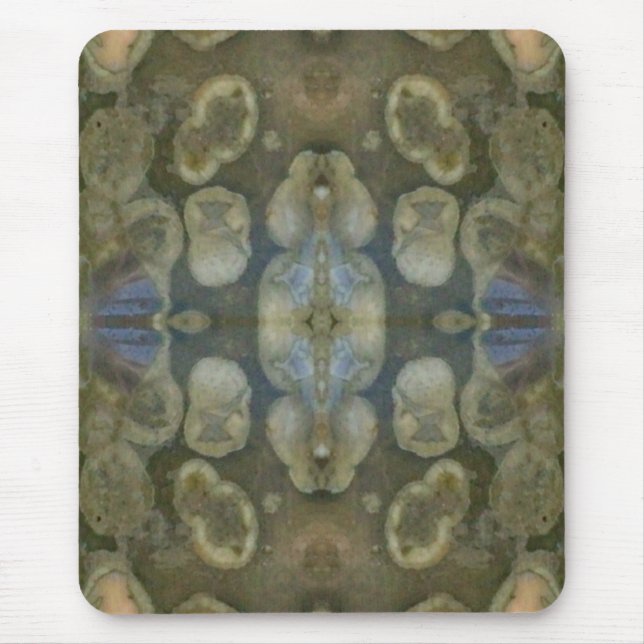 Meeressediment Gemstone Boxed Muster Mousepad (Vorne)