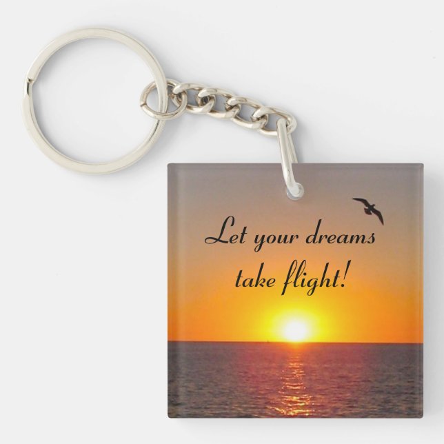 Meeresszene Schlüsselanhänger (Vorderseite)