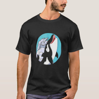 Meerestier Mörderwal  Ozean Tier Wellen Orca T T-Shirt