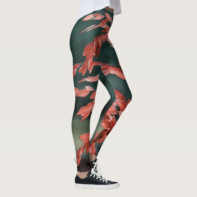 Meerestiere Abstrakt Leggings (Rechts)