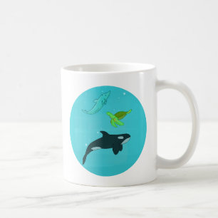 Meerestiere Kaffeetasse