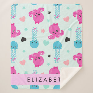 Meerestiere, Kraken, Quallen, Herz, Ihr Name Sherpadecke