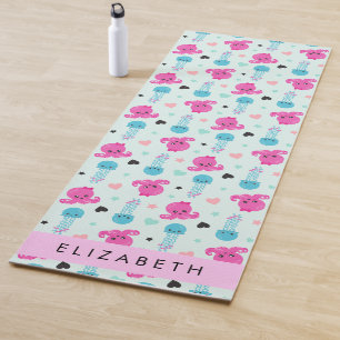 Meerestiere, Kraken, Quallen, Herz, Ihr Name Yogamatte