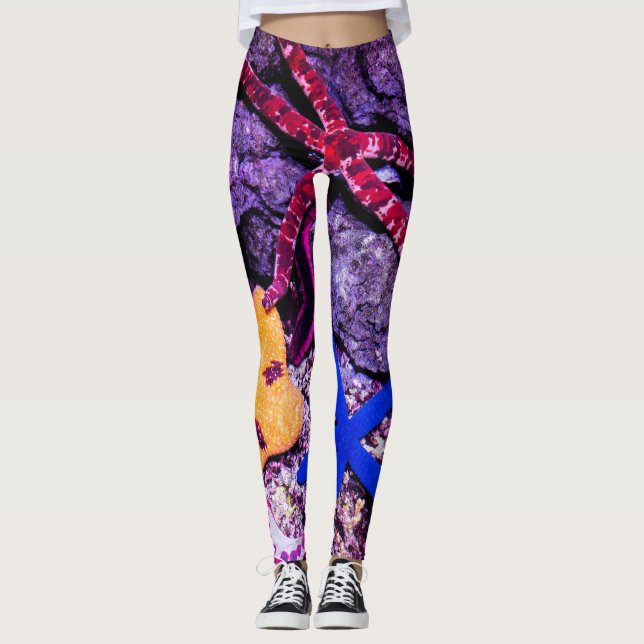 Meerestiere Leggings (Vorderseite)