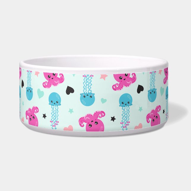 Meerestiere, Meeresleben, Oktopus, Quallen, Herzen Napf (Vorderseite)