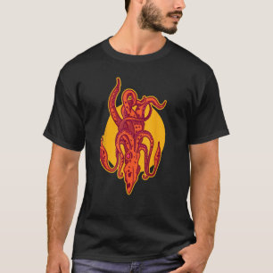 Meerestiere mit Tentakeln Krake Squi T-Shirt